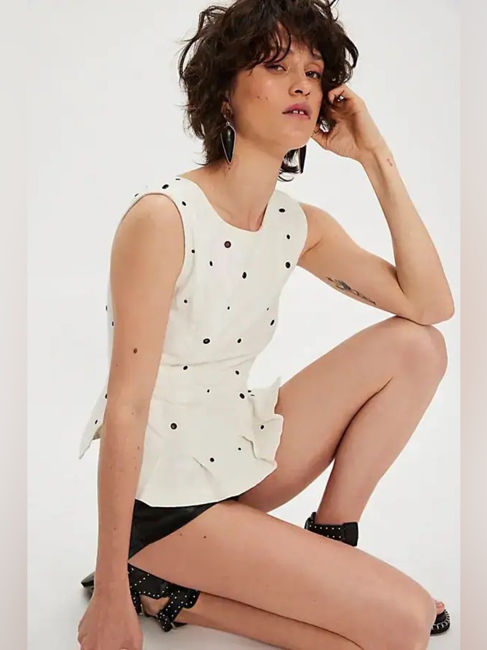 FREE PEOPLE TOUCH OF METAL TANK - Picture 2 of 8